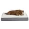 Pet Adobe Pet Adobe Memory Orthopedic Foam Dog Bed- Sherpa Top and Removable Cover- 30x20.5x4, Gray 390553APC - alternate 1